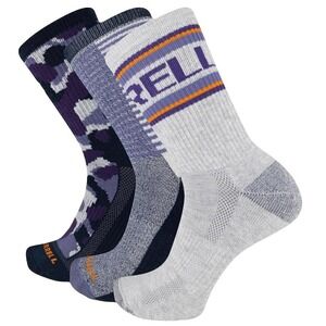 Merrell Unisex-Adult's Recycled Everyday Socks-3 Pair Pack-Repreve Size M/L New